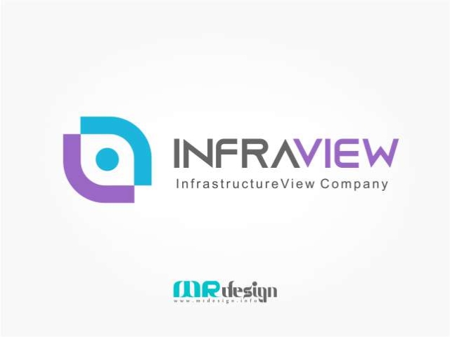 طراحی لوگوی راهسازی infraview