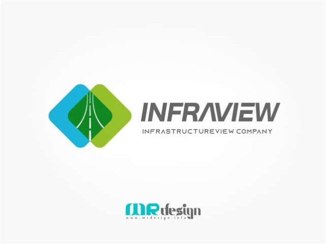 طراحی لوگوی راهسازی infraview