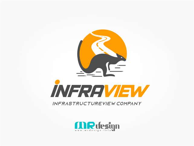 طراحی لوگوی راهسازی infraview